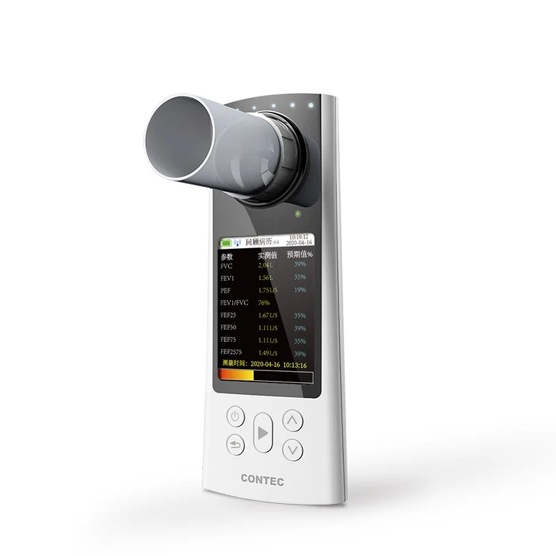Spirometer Lung Function - Цифровой спирометр с Bluetooth, цветной дисплей,